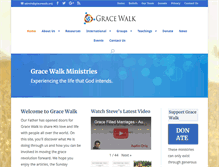 Tablet Screenshot of gracewalk.org